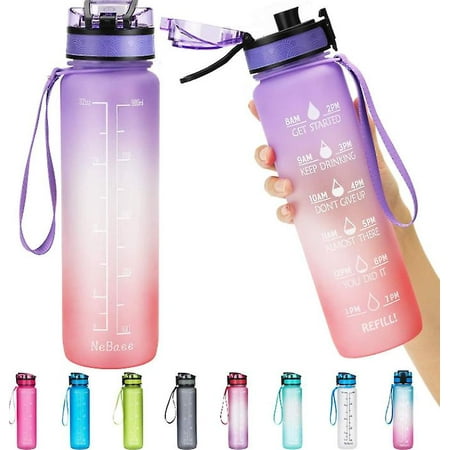 Sports Water Bottle Large Capacity Drinking Bottle Reusable Water ...