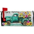 thumbnail image 2 of Happy Spring Pickup Truck Floral01 Magnetic Mailbox Cover MailWraps Garden Yard Home Decor for Outside Standard Size-18"x 20.8"\u2026, 2 of 5