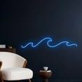thumbnail image 5 of Handmadetneonsign Wave Neon Sign, Beach LED Neon Art Decor, Wave Beach Holiday Wall Decor, 5 of 5