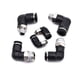 thumbnail image 2 of 2 unids negro 4 6 8 10 12 mm Tubo a conectores de tubo neumáticos Codo de codo Accesorios de aire M5 1/8 "1/4" 3/8 "1/2" Hilo masculino, 2 of 4