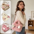 thumbnail image 1 of Sentmoon Women Handbags Women Bag Bag for Women Easter Decorations for Home Adorable Plushy Baby Rabbits Bag Stylish and Versatile Tote Shoulder and Crossbody Bag, 1 of 7