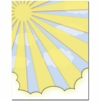 Sun Shiny Day Letterhead Laser & Inkjet Printer Paper, 80 Sheets per Pack