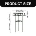 thumbnail image 4 of bifavgk Cap Design Plant Rack 25.4 cm Plastic Lattice Support Cage For Climbing Vines, 4 of 9