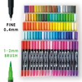 thumbnail image 4 of Color Double-Headed Watercolor Marker Cartoon Art Dual-Head Design Dual-Head Design, 4 of 5