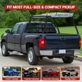 thumbnail image 6 of Steel Truck Ladder Rack 1000 LBS Capacity - Non-Drilling Full Size Truck Bed Rack for Full-Size Pickups, 45" - 66" Adjustable Width, Fits Kayaks/Surfboards/Lumber/Tent, 6 of 6