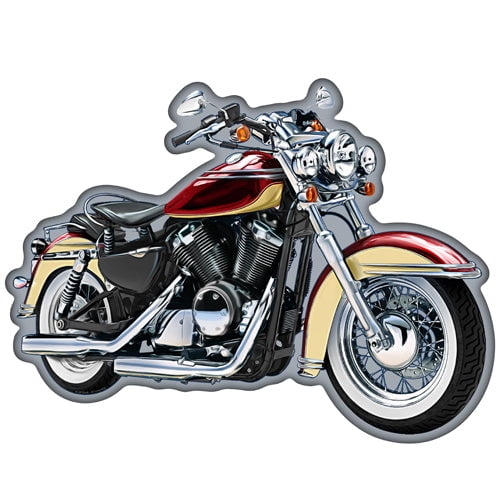 Classic Motorcycle Novelty Sign | Indoor/Outdoor | Funny Home Décor for Garages, Living Rooms, Bedroom, Offices | SignMission personalized gift Wall Plaque Decoration