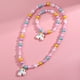 thumbnail image 1 of Conjunto de collar y pulsera de unicornio para niños,Conjunto de joyas coloridas para niñas pequeñas,Anillos para niñas pequeñas,Gran bisutería para que los niños se vistan y disfracen, 1 of 5