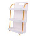 thumbnail image 5 of YUYUETIME 3 Layer White Plastic Makeup Desk Organizer for Skincare and Bathroom Items, 5 of 8