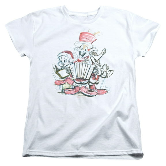 Looney Tunes - Holiday Sketch - Women's Short Sleeve Shirt - X-Large
