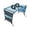 Blue, variant on Pet Grooming Hammock, Detachable Pet Bathing Rack, Scratch-Resistant Pet Grooming Supplies, Small Dog Cat Grooming Bed,Khaki