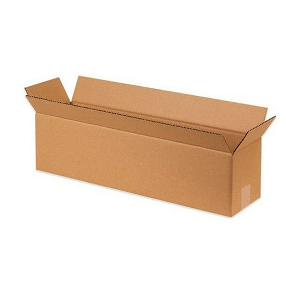 UOFFICE Long Corrugated Boxes 8" x 4" x 4" Bundle of 50 Shipping Box