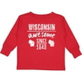 thumbnail image 3 of Inktastic Wisconsin Awesome Since 1848 Boys or Girls Long Sleeve Toddler T-Shirt, 3 of 5