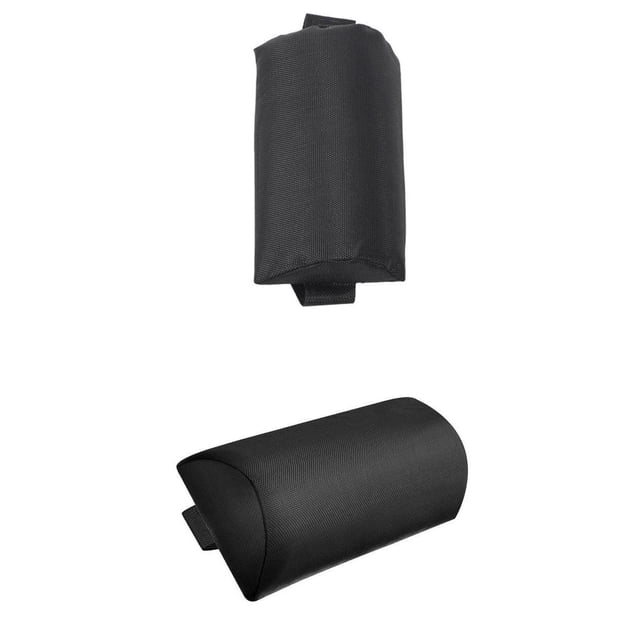 Juego de 2 Almohadas de Cojín con Cabeza Negra para Sillón Reclinable de Playa Plegable Sunnimix Almohada para sillas de jardín