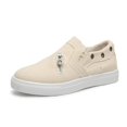 thumbnail image 1 of Chaussures en Toile pour Femmes Chaussures de Sport Plates Chaussures Décontractées à Fermeture Éclair Chaussures en Toile, 1 of 9