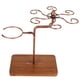 thumbnail image 3 of Soporte Para Copas De Vino, Estructura Estable Práctica, Estante De Vidrio Para Materiales De Hierro Y Madera, Hoteles Duraderos, Restaurantes Para Bares, Hogares Octpeak Bronce, 3 of 8