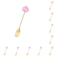 thumbnail image 2 of Vajilla portátil reutilizable Naiovety Estilo de dibujos animados 10Conjunto Tenedor de Caramelo Rosa, 2 of 6