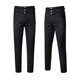 thumbnail image 4 of Ceisia Gift Men's Spring/Summer Casual Suit Pants - Straight Stripe Print Pocket Button Waist Polyester Trousers, 4 of 5
