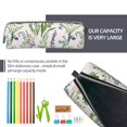 thumbnail image 5 of Yiaed Wisteria Flower Print Leather Pencil Case - Leather Pen Pencil Holder - Elegant & Practical Pencil Pouch for Work & Office, 5 of 7