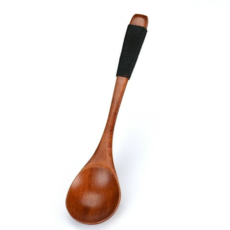 

ERTUTUYI Wooden Spoon Bamboo Kitchen Cooking Utensil Tool Soup Teaspoon Catering Spoon