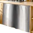 thumbnail image 2 of Dark Grey White Cabinet Curtain 35"Wx35"L,Dustproof Under Sink Skirt with Self Adhesive Tape,Farmhouse Ombre Color Modern Simple Cabinet Curtain Cover for Kitchen Sink,Bathroom Vanity,Laundry Room, 2 of 9