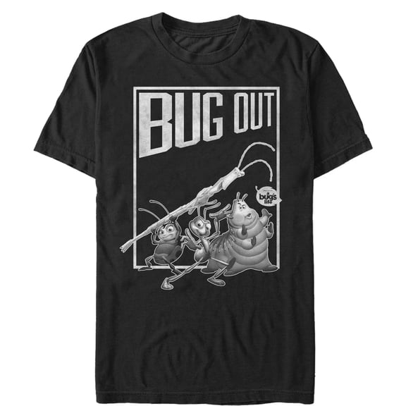 Men's A Bug's Life Bug Out Favorites Graphic Tee Black Medium