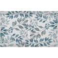 thumbnail image 6 of Coolnut Leaves Pattern Kitchen Curtains 2 Panels, UV Protected Tier Curtains Half Window Curtains Kitchen Tiers for Guest Room Bathroom Sink Laundry Room Basement,24 x 27 Inch, 6 of 6
