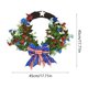 thumbnail image 3 of Patriotic Wreath For Front Door 4th Of July Decor With Americans Flag Red White Blue Flowers For Independence Day Memorial Day Veterans Day Decorations, 3 of 6
