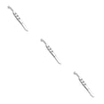 thumbnail image 4 of Vogacara Pinzas para párpados de acero inoxidable Masaje de ojos Eliminación de obstrucciones Abrazaderas de limpieza Herramientas Cosméticos Cuidado Type1 NO1 Vogacara  CBP192559, 4 of 6
