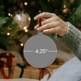 thumbnail image 5 of Northlight Faux Fur and Sequine Christmas Ball Ornament - White - 4.25", 5 of 5
