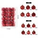 thumbnail image 2 of 48PCS Christmas Tree Bauble Hanging Home Party Ornament Decor 4CM, Bauble Hanging Ornament, Precise 4CM Christmas Decor, Home Party Decor, Festive Home Decor, Metal Frame Baubles, for Living, 2 of 8