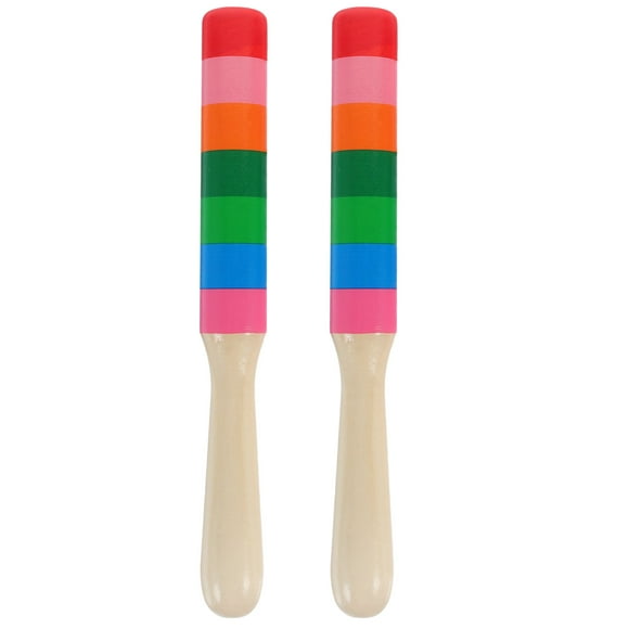 1 Pair Music Rhythm Sticks Percussion Instrument Sticks Wooden Percussion Instrument Rhythm Sticks