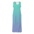 thumbnail image 6 of Cathalem Casual Beach Dresses for Women Summer Dresses for Women Sleeveless Casual Beach Sundresses T Shirt Dress(Sky Blue,XXL), 6 of 6