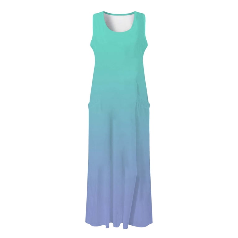 green emerald velvet dress Blue Floral Print Tie Straps Long Prom Dresses Preppy Graduation Gown –  MyGirlProm.com main image 1