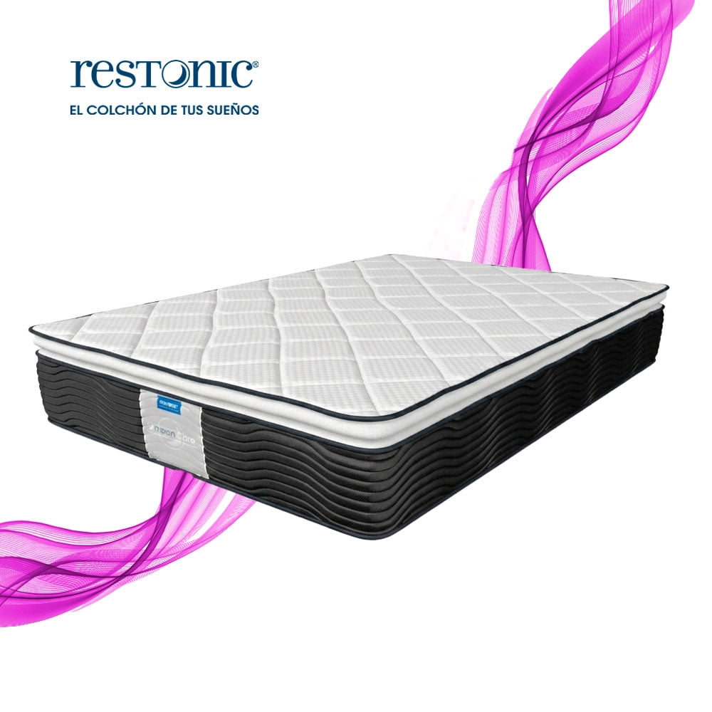 Colchon Queen Size Restonic Ortopedico Moon Care Calm