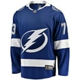 thumbnail image 2 of Men's Fanatics Conor Sheary Blue Tampa Bay Lightning Home Breakaway Jersey, 2 of 3