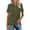 Armygreen, variant on WTXUE Polos, Women's Short Sleeve Shirts Summer Button Down Collared Tops Casual Loose Tees, Women, Watermelon Red S