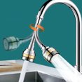 thumbnail image 3 of Faucet Sprinkler, Rustproof Copper Long Durability Faucet Sprayer 360 Degree Rotatable  for Bathroom Short Length,Extended Length, 3 of 8