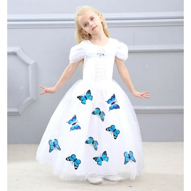 Fille vêtements princesse cendrillon Cosplay robe Halloween fête pour fille  fantaisie papillon Costume enfants carnaval tenue robe 