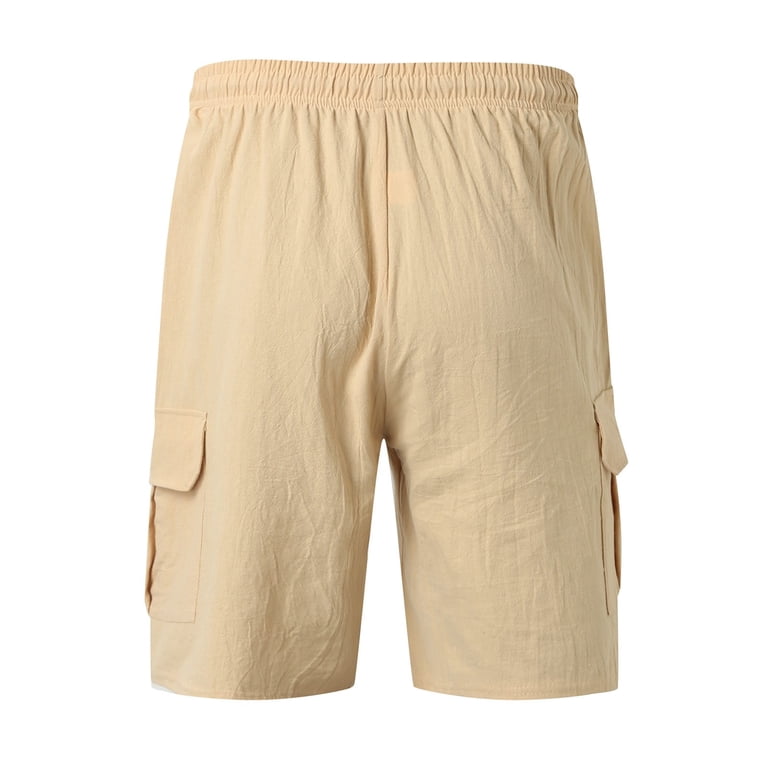 Bysome Shorts Mens Casual Summer Pant Solid Color Painting Loose