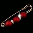 thumbnail image 4 of Broche de seguridad Perlas de de Imitación, Hierro, ABS Perla, 6 Colores Seleccionables - Rojo Sunnimix Alfiler de Safty Pin, 4 of 8