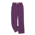 thumbnail image 6 of Tnhcen Women's Striped Flannel Pajama Pants Winter Fleece-Lined Sleepwear 100% Polyester Elastic Waist Lounge Pants Soft Cozy Home Wear S-2XL, 6 of 7
