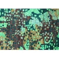 thumbnail image 1 of Ahgly Company Indoor Rectangle Abstract Light Blue Contemporary Area Rugs, 6' x 9', 1 of 4