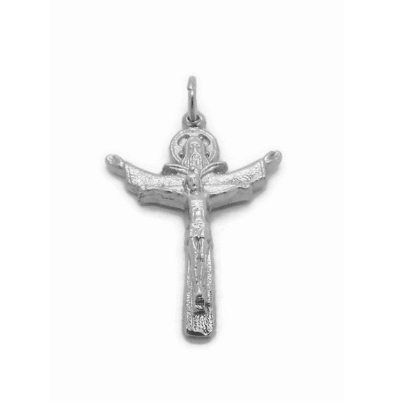 .925 Sterling Silver Tertium Millennium Holy Trinity Cross Pendant