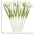 thumbnail image 3 of 35" Plastic Floral Tall Iris Artificial Flower Stem, by DecMode (8 Count), 3 of 9