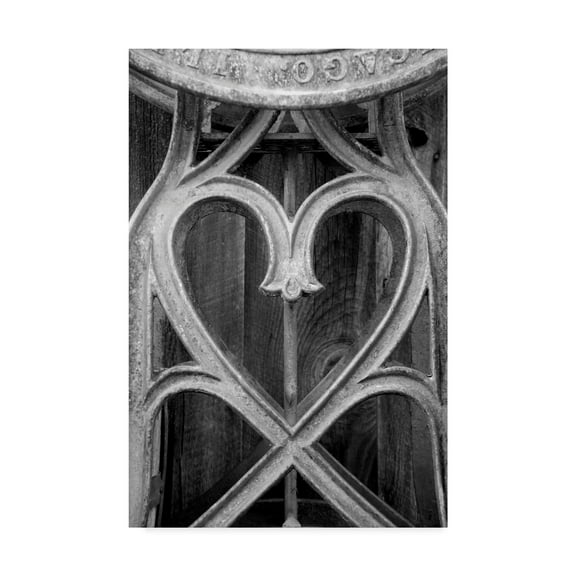 Trademark Fine Art 'Metal Heart' Canvas Art by American School