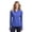 True Royal-PK1, variant on LST855 Ladies Sport-Wick Stretch Reflective Heather 1/2-Zip Pullover, Womens Activewear
