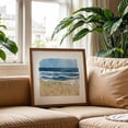 thumbnail image 3 of Beach View - Collage Abstract Seascape Beach Ocean Waves Coastal Minimalist Unframed Wall Art Print 10 x 10 inches, 3 of 9