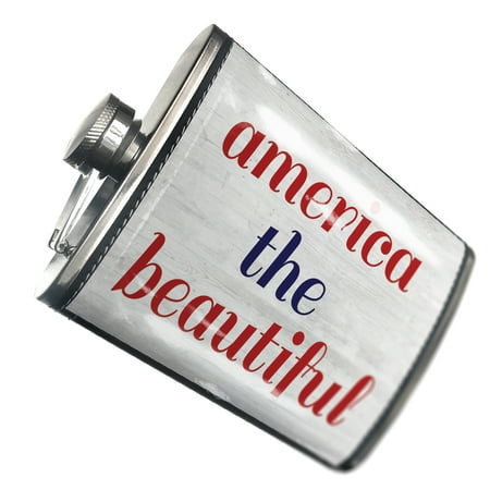 

NEONBLOND Flask America the Beautiful Fourth of July Modern Rustic