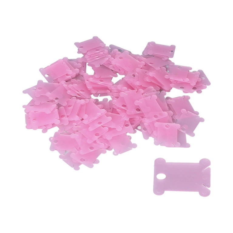 200Pcs Plastic Floss Bobbin Sewing Thread Winding Plate Board Card with  1Pcs Bobbin Winder for Stitch Embroidery Thread Bobbins Organizer Other  Sewing