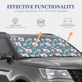 thumbnail image 4 of Saiise Funny Pig Faces for Foldable Car Sun Shades (2-Pack) Offer Sun Protection with an Easy-fold Design for Convenient Windshield Shading-Large, 4 of 6